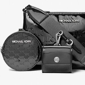 Michael Kors Crossbody Bag with Case for Apple AirPods Pro